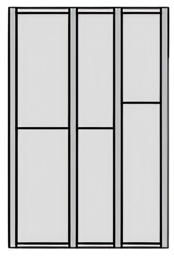 Varia-Orgaset T Kunststoff transluzent rauchgrau; Korpustiefe 560 mm