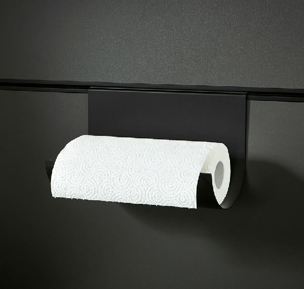 Paneelensyste, Schüller, schwarz, edelstahl, schön, praktisch, organisation, aufhängen, Papierrolle, Küchenpapier,