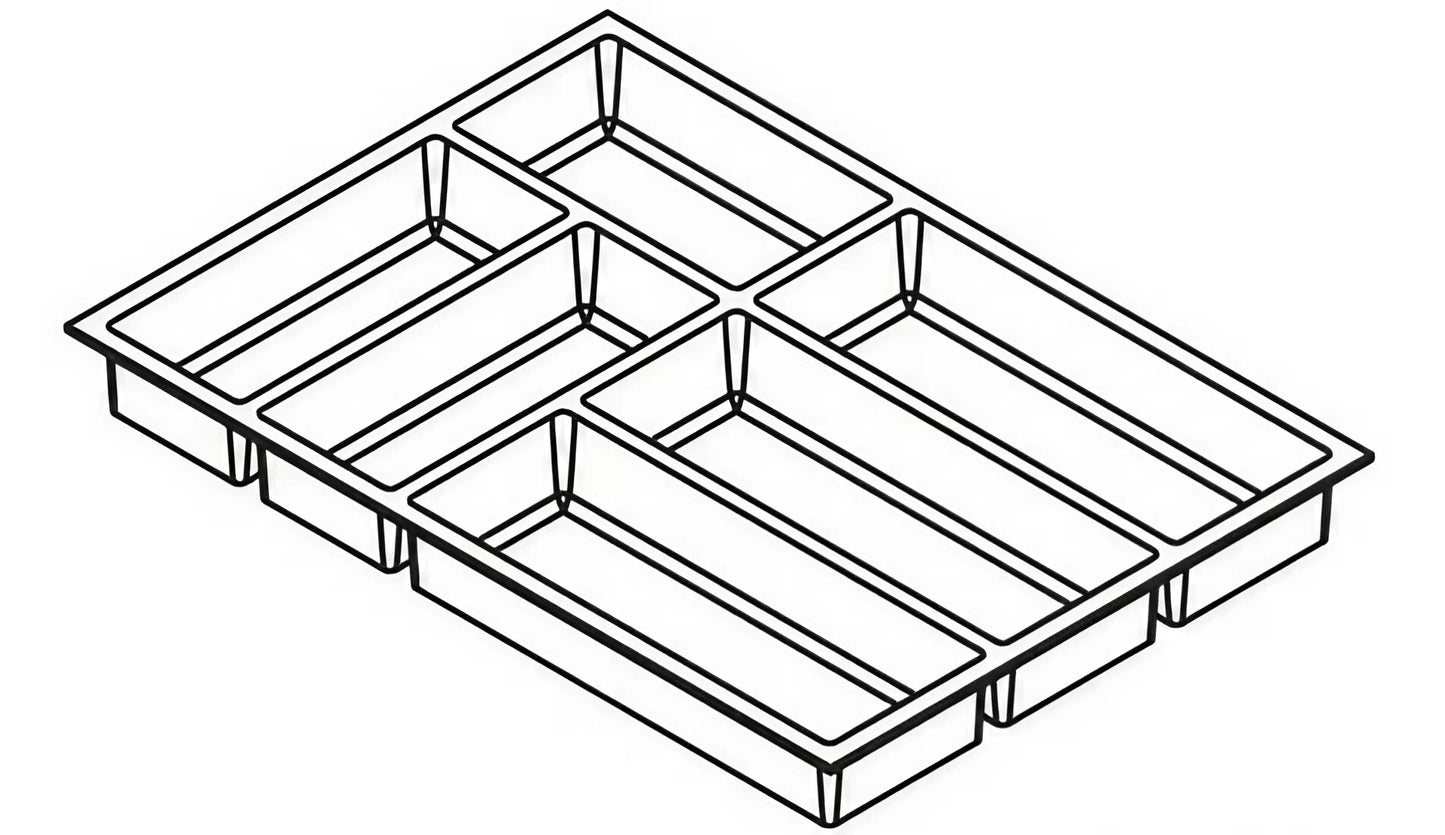 Besteckeinsatz Concept für Schubladen